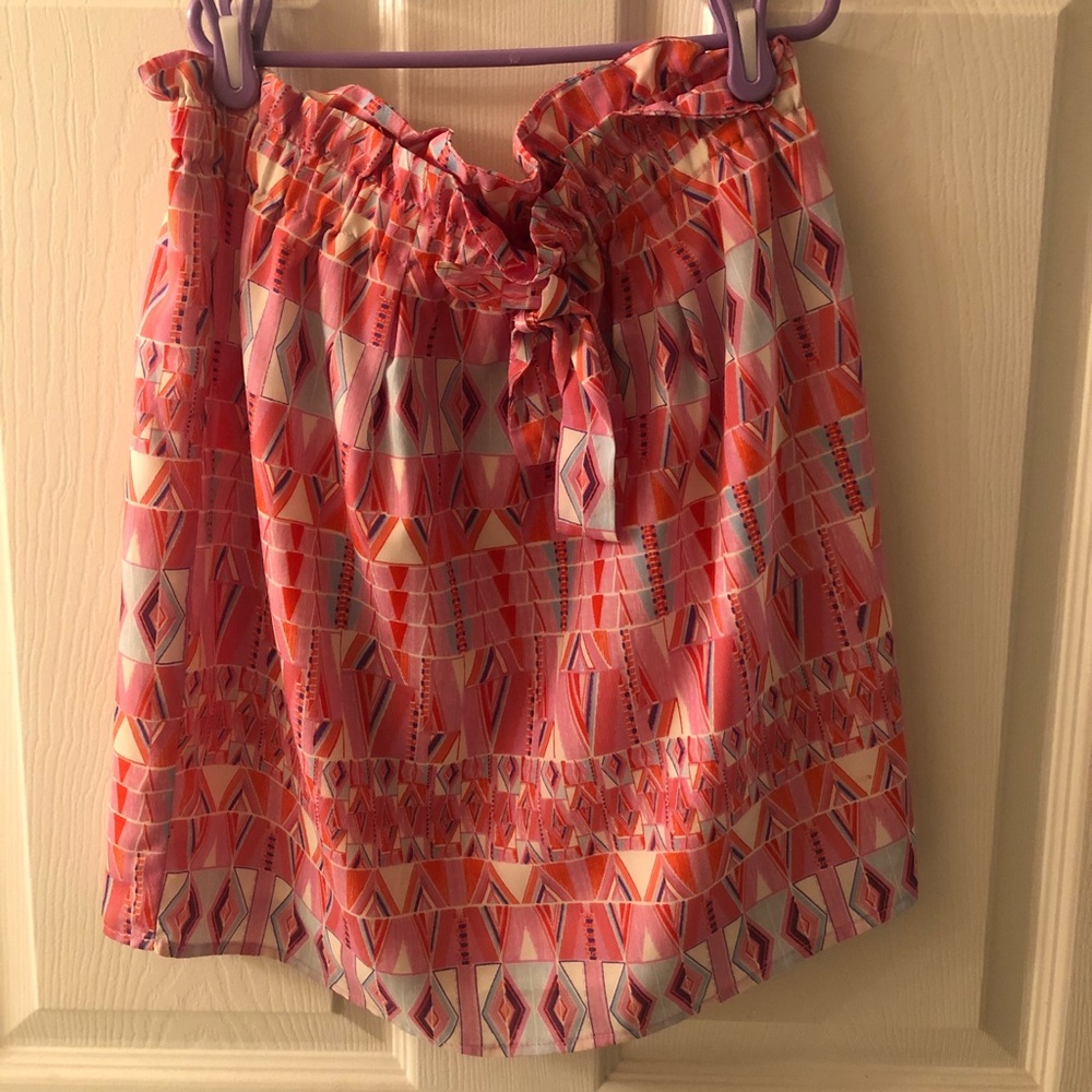 Cinched summer skirt